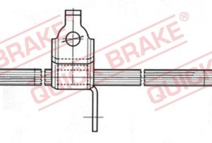 Furtun frana QUICK BRAKE 59.977X