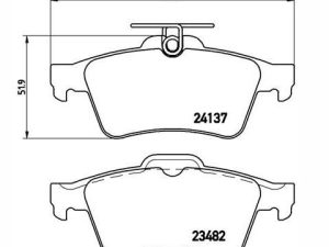 Set placute frana KRIEGER 0950006042 – FORD | AutoRival