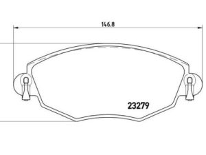 Set placute frana KRIEGER 0950006329 – FORD | AutoRival