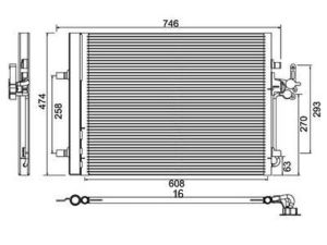 Condensator climatizare E-KRAFT 1924005144