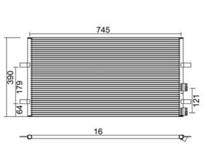 Condensator climatizare E-KRAFT 1924005472