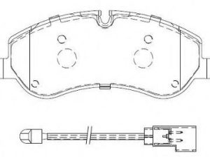 Set placute frana MTR 12119556