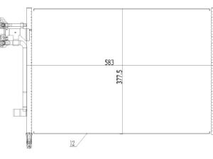 Condensator climatizare MTR 13054366