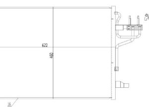 Condensator climatizare MTR 13054379