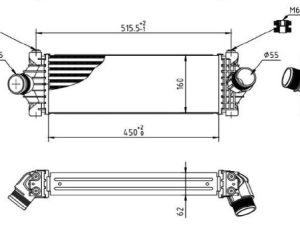 Intercooler compresor MTR 13054468
