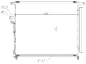 Condensator climatizare MTR 13054590