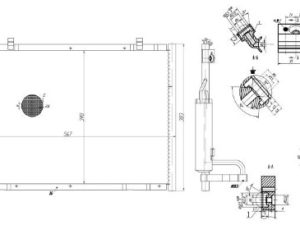 Condensator climatizare MTR 13054595 – imagine produs