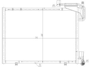 Condensator climatizare MTR 13054607