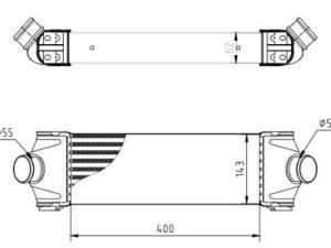 Intercooler compresor MTR 13054764