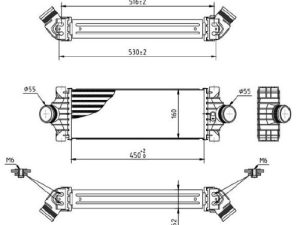 Intercooler compresor MTR 13054812 – imagine produs