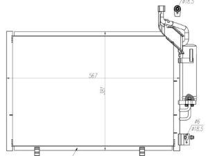Condensator climatizare MTR 13054879