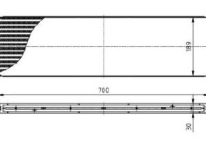 Intercooler compresor MTR 13054908