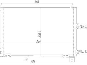 Condensator climatizare QWP WAC407 – imagine produs