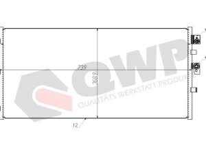 Condensator climatizare QWP WAC508 – FORD | AutoRival