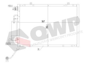 Condensator climatizare QWP WAC510 – FORD | AutoRival