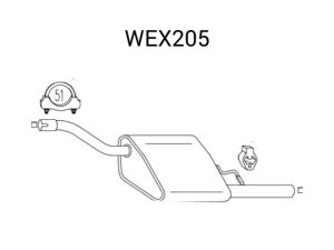 Toba esapament finala QWP WEX205 – FORD | AutoRival