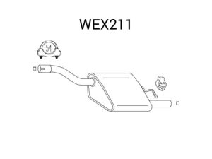 Toba esapament finala QWP WEX211 – imagine produs