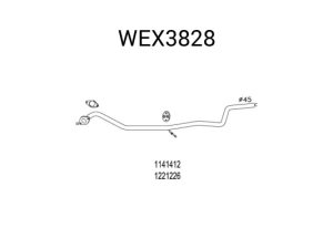 Racord evacuare QWP WEX3828 – FORD | AutoRival