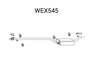 Toba esapamet intermediara QWP WEX545 – imagine produs