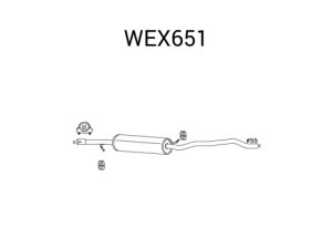 Toba esapamet intermediara QWP WEX651 – FORD | AutoRival