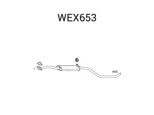 Toba esapamet intermediara QWP WEX653 – FORD | AutoRival