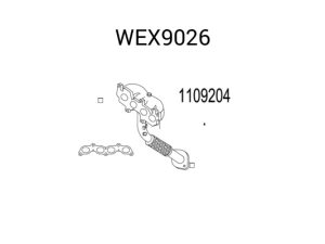 Racord evacuare QWP WEX9026 – FORD | AutoRival