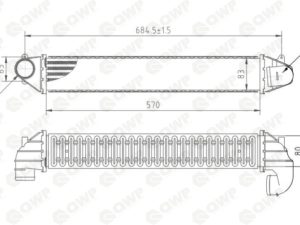 Intercooler compresor QWP WIC119 – FORD | AutoRival