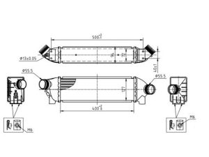Intercooler compresor QWP WIC162 – imagine produs