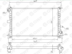 Radiator racire motor QWP WRA145 – FORD | AutoRival