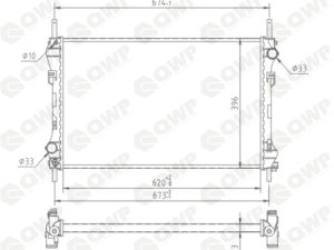 Radiator racire motor QWP WRA163 – FORD | AutoRival