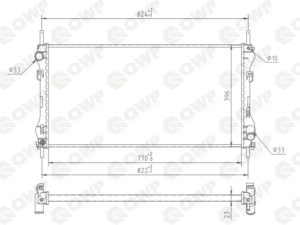 Radiator racire motor QWP WRA176 – FORD | AutoRival
