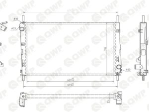 Radiator racire motor QWP WRA211 – FORD | AutoRival