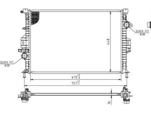 Radiator racire motor QWP WRA216 – FORD | AutoRival