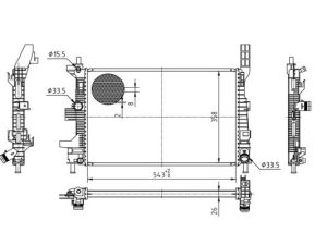 Radiator racire motor QWP WRA274 – FORD | AutoRival