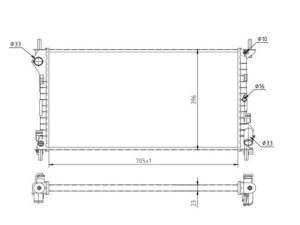 Radiator racire motor QWP WRA277 – FORD | AutoRival