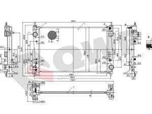 Radiator racire motor QWP WRA487 – FORD | AutoRival