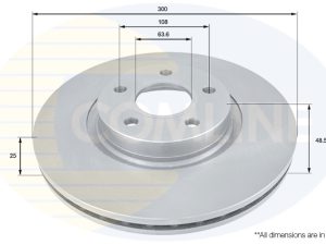 Disc frana COMLINE ADC1227V – FORD | AutoRival