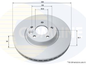 Disc frana COMLINE ADC1249V – FORD | AutoRival