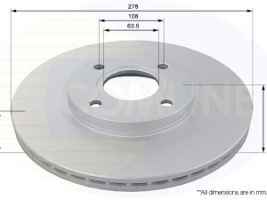 Disc frana COMLINE ADC1260V – FORD | AutoRival