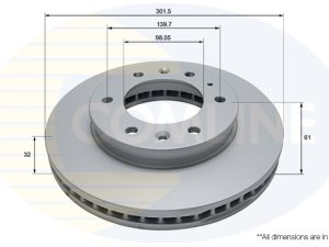 Disc frana COMLINE ADC1263V – FORD | AutoRival