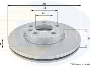 Disc frana COMLINE ADC1418V – FORD | AutoRival