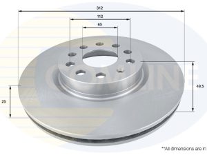 Disc frana COMLINE ADC1449V – FORD | AutoRival