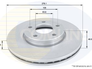 Disc frana COMLINE ADC1912V – FORD | AutoRival