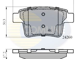 Set placute frana COMLINE CBP01557 – FORD | AutoRival