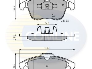 Set placute frana COMLINE CBP01591 – FORD | AutoRival