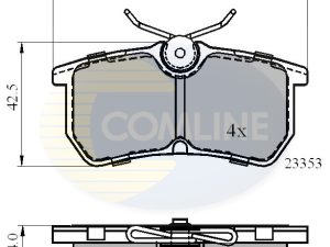 Set placute frana COMLINE CBP0705 – FORD | AutoRival