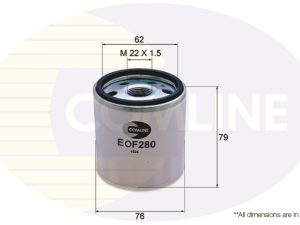 Filtru ulei COMLINE EOF280 – FORD | AutoRival