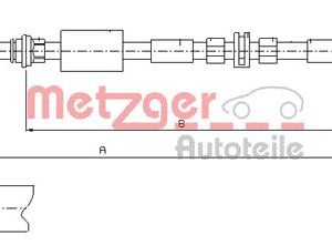 Cablu frana de parcare METZGER 11.5511 – FORD | AutoRival