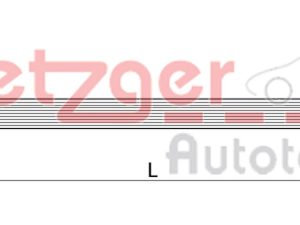 Furtun frana METZGER 4110803 – FORD | AutoRival