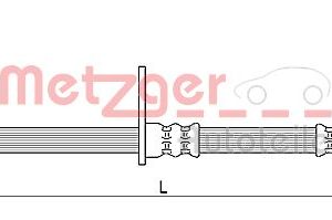 Furtun frana METZGER 4111332 – FORD | AutoRival